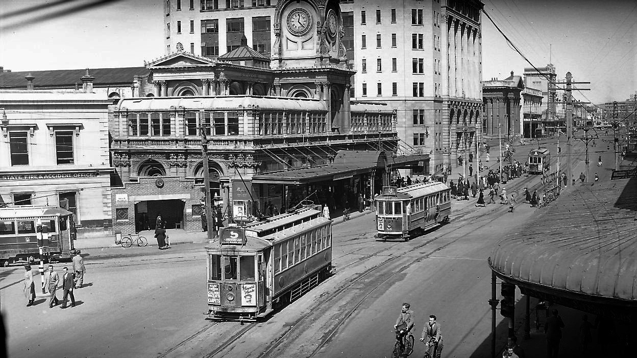 The Takapuna DCT No 66, pictured at the Exchange, in Dunedin, in the early 1950s, will go to...