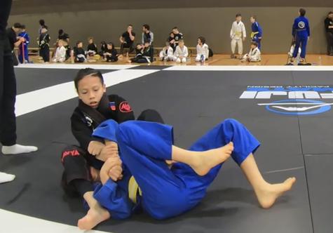 Enzo Mediavillo won gold at the Pan Pacific international kids jiu-jitsu championships. Photo:...