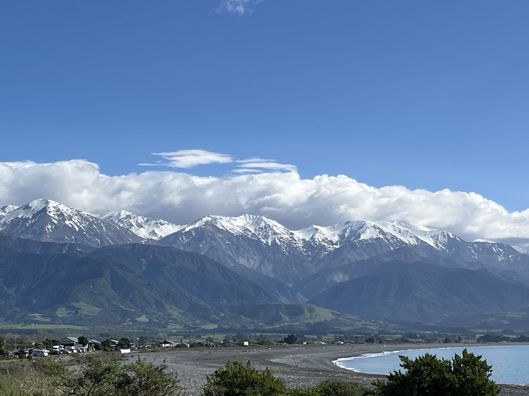 The wind was howling over the Seaward Kaikōura Range.