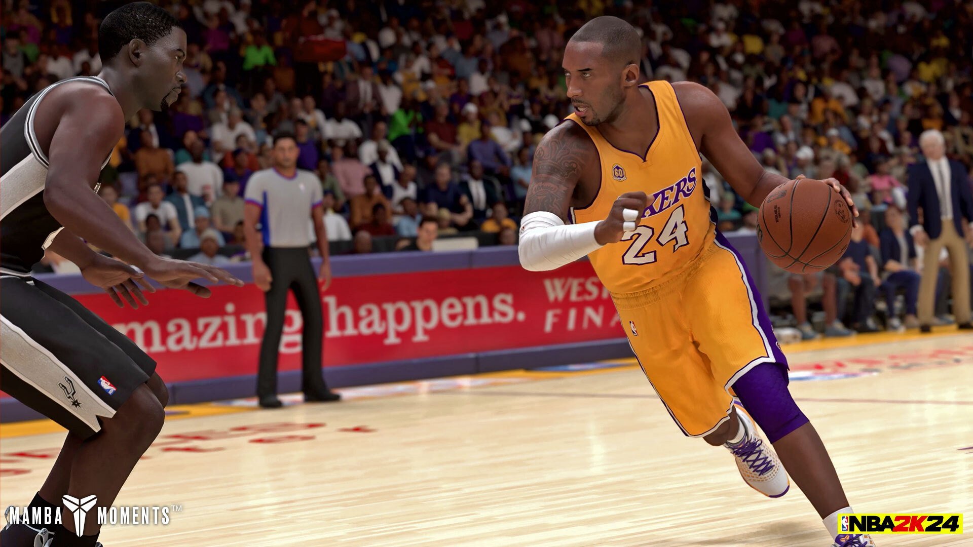 You can step into the shoes of the late, great Kobe Bryant in NBA2K24.