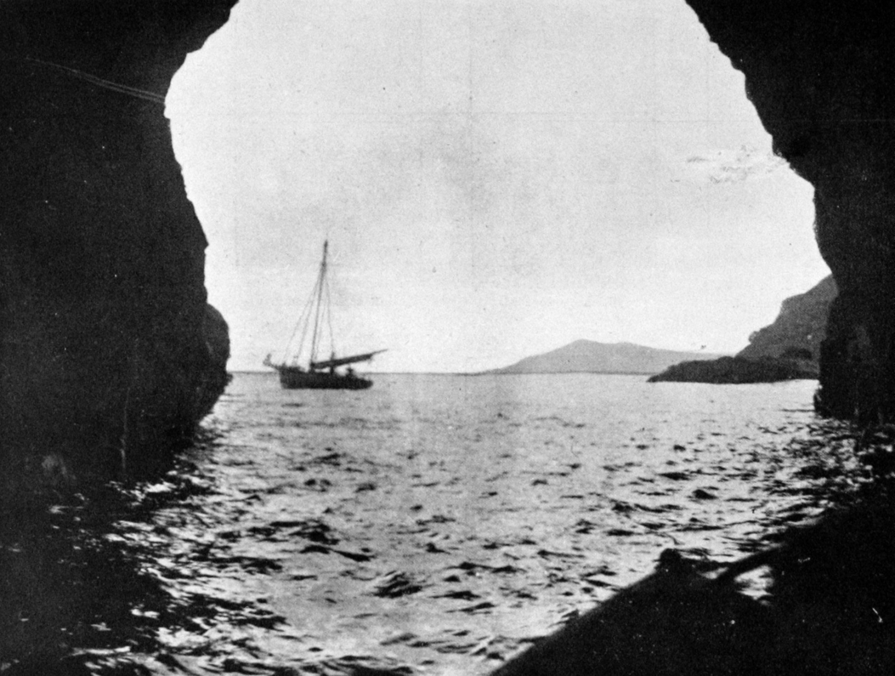 The ‘‘cavern of death’’ at the Auckland Islands. The Otago Witness reported the General Grant...
