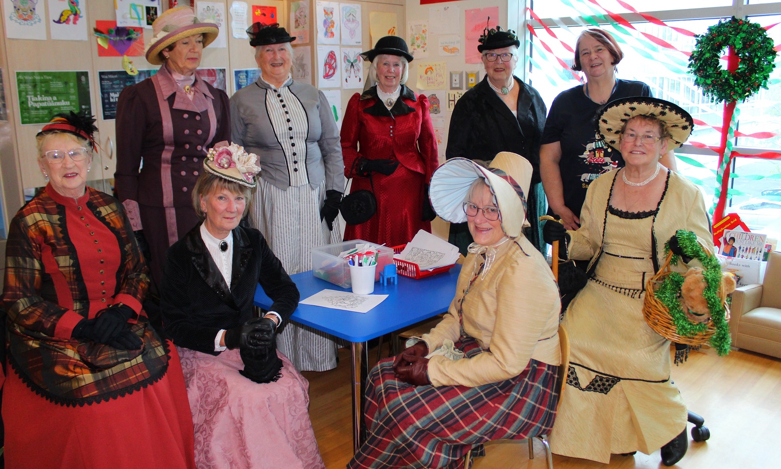 Images of the Past Dunedin members (standing from left) Helen Kay, Elsie Sanderling, Beverly...