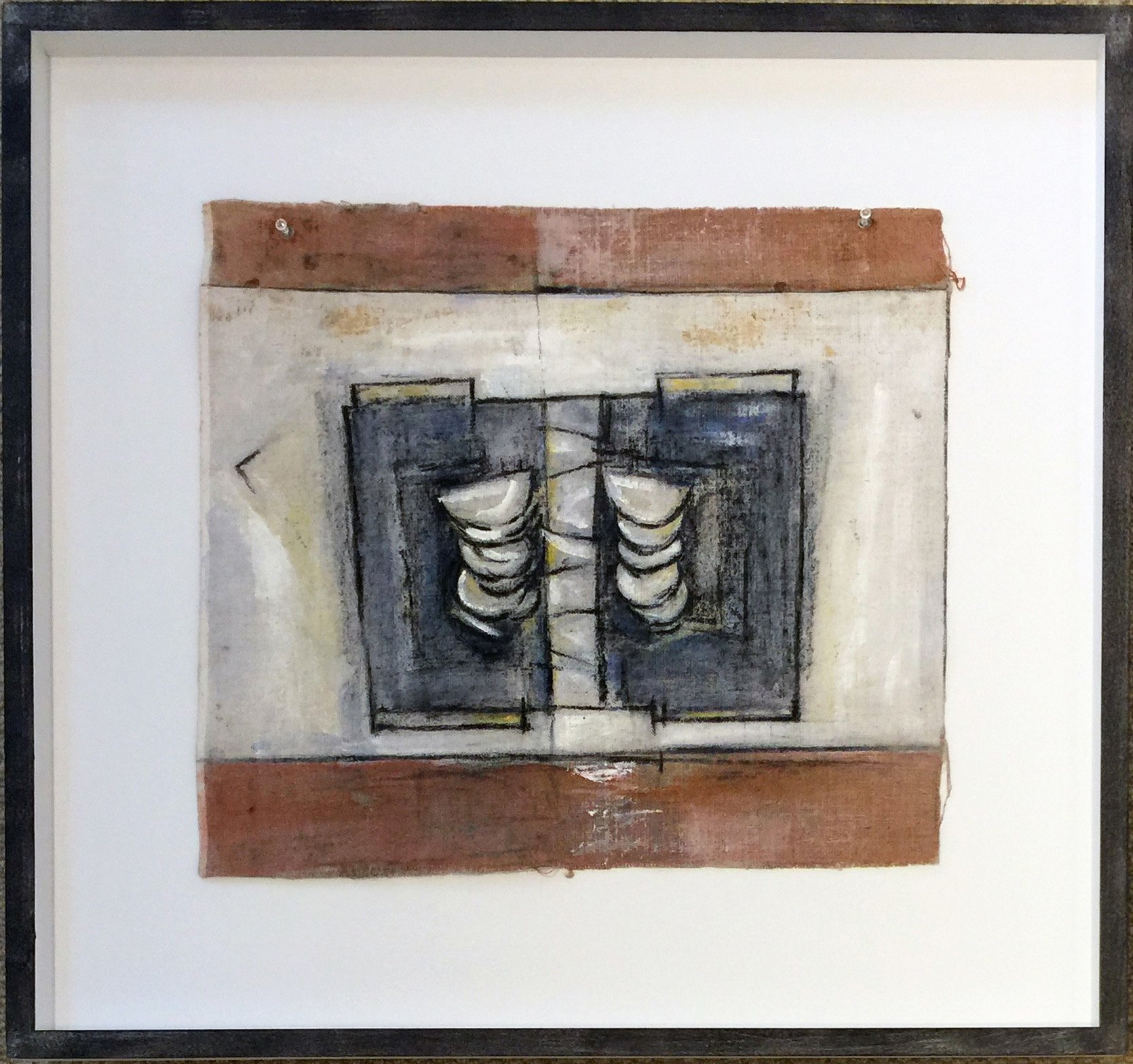 Study No. 4 (1997), by Don Peebles. Acrylic and charcoal on linen.