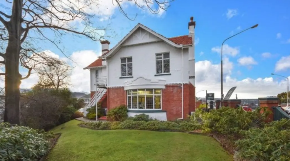 The 103-year-old Edmund Anscombe-designed house on Stuart Street in Dunedin. Photo: Supplied /...