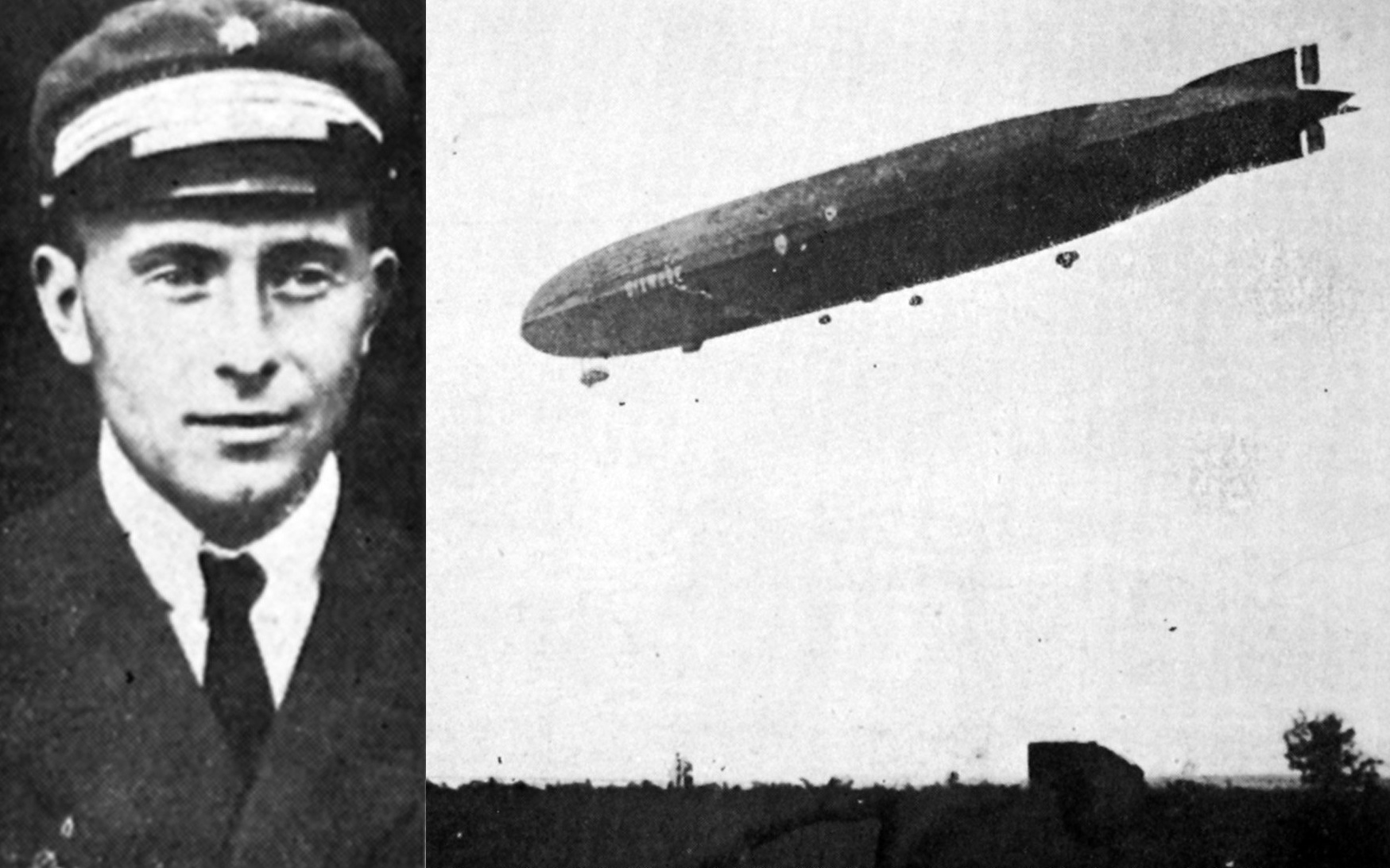 The Zeppelin airship Dixmude, lost at sea: the body of Commander Duplessis de Grenedan was found...