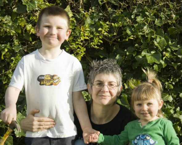 Bradley and Ellen with their mother, Katharine Webb. Photo: Supplied