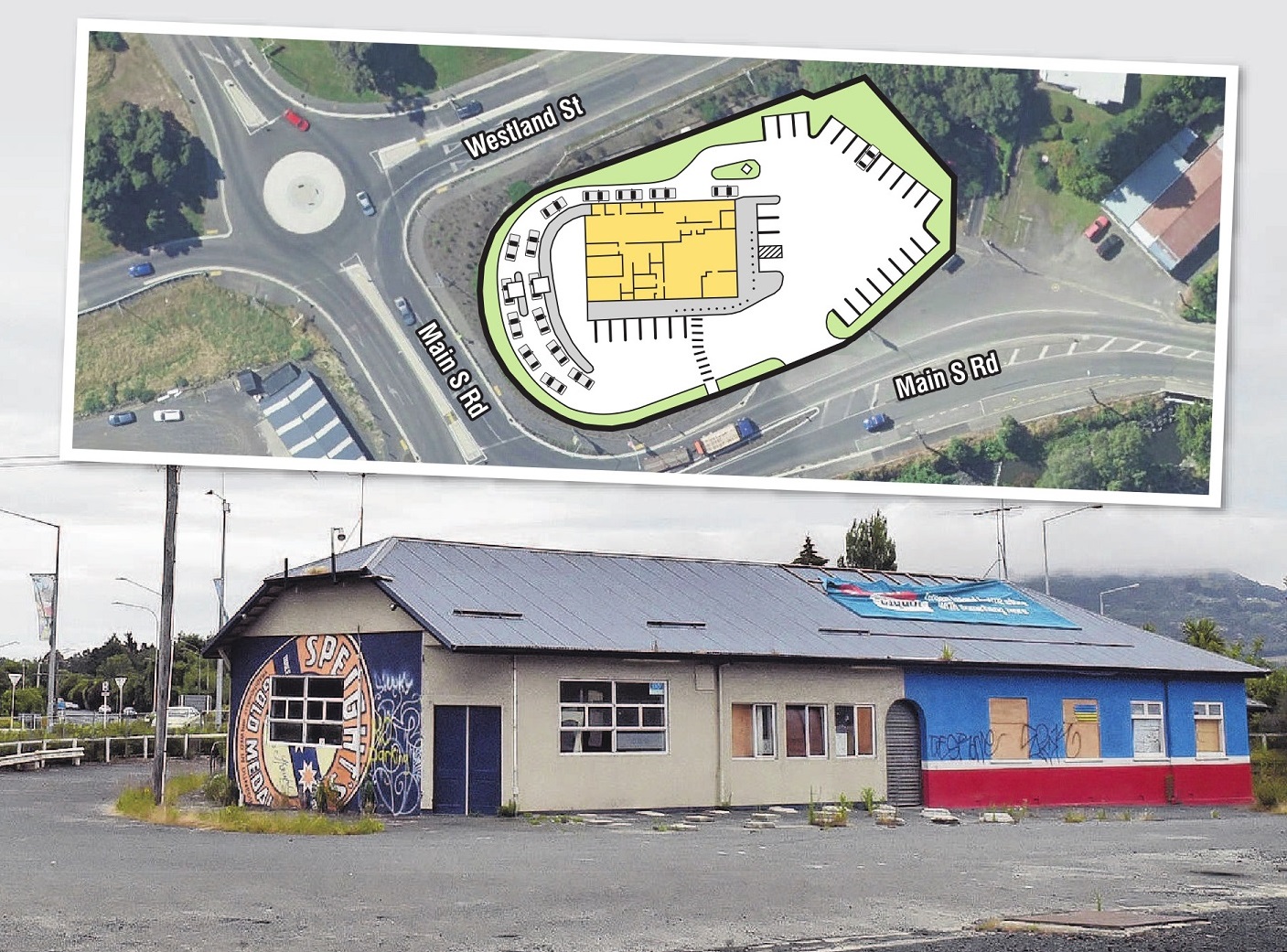 The site of the former Commercial Hotel in Green Island will be occupied by McDonald’s.
