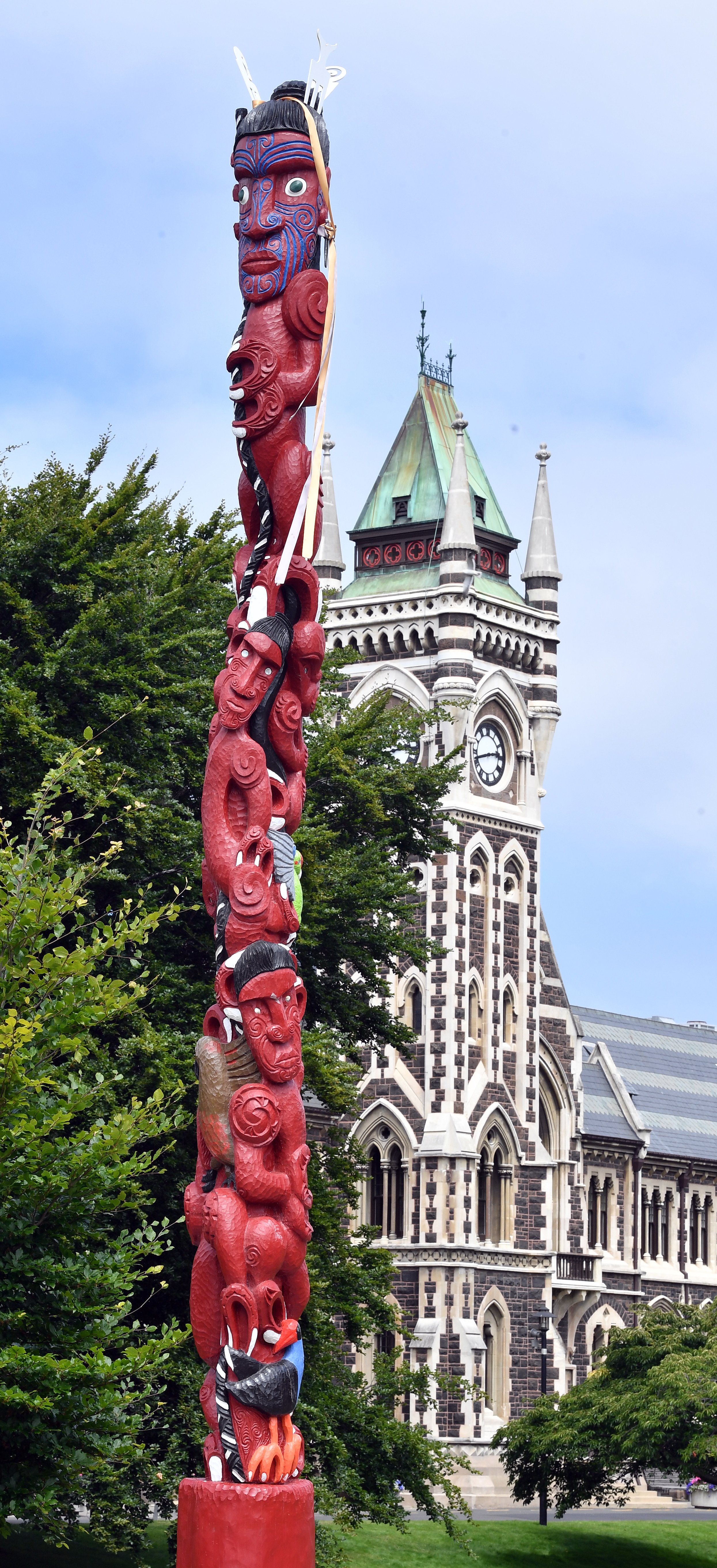 The University of Otago’s pou whenua has been visible to passersby on the Dunedin campus since...