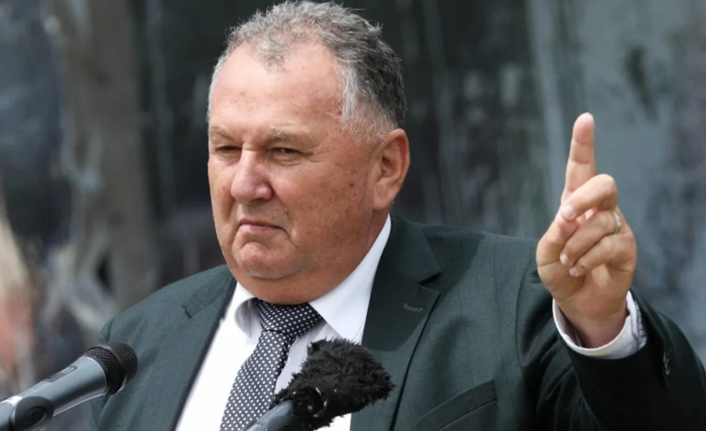 NZ First deputy leader Shane Jones at Rātana commemorations yesterday. Photo: RNZ