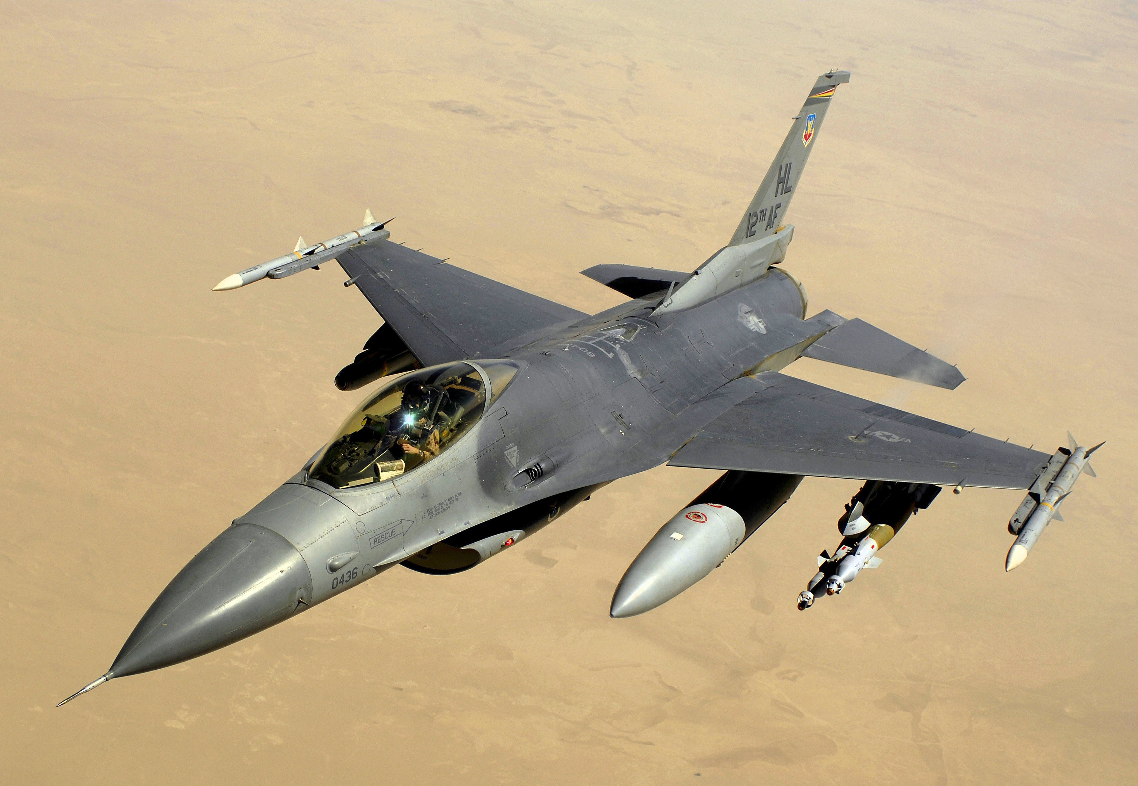 A Fast Jet F-16. PHOTO: SUPPLIED