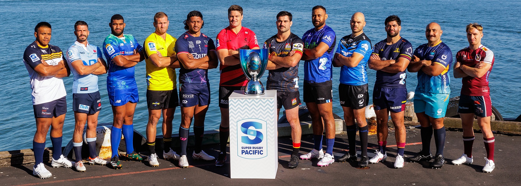 All 12 Super Rugby team captains gathered in Auckland yesterday for the season launch....