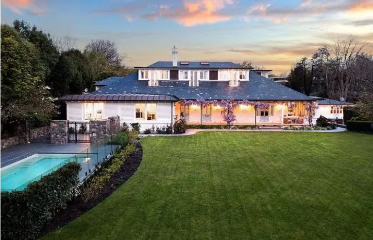 The expansive home at 8 Wood Lane in Fendalton now has an asking price of $9.75m. Photo: Supplied