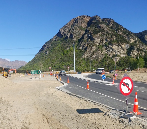 The Cromwell inbound lane that will be closed from the Cardrona River bridge through to the...