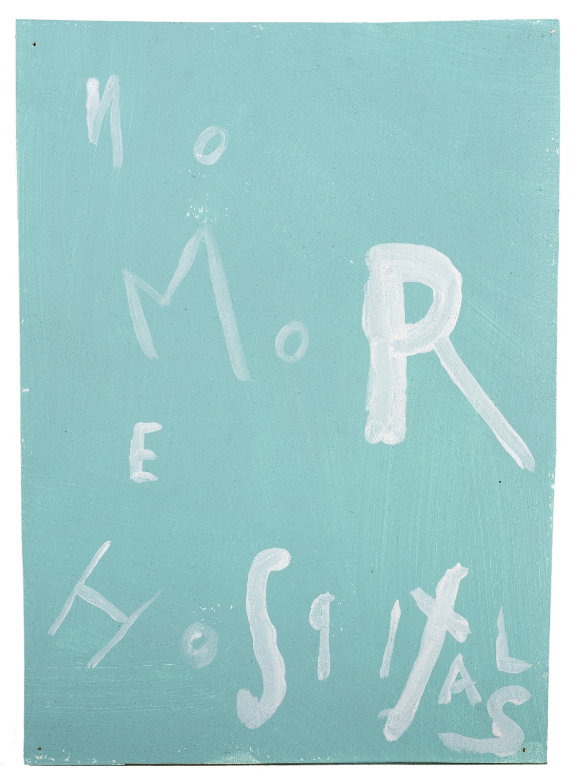 Giovanni Intra, No More Hospitals, 1995, acrylic on paper, Collection Dunedin Public Art Gallery,...