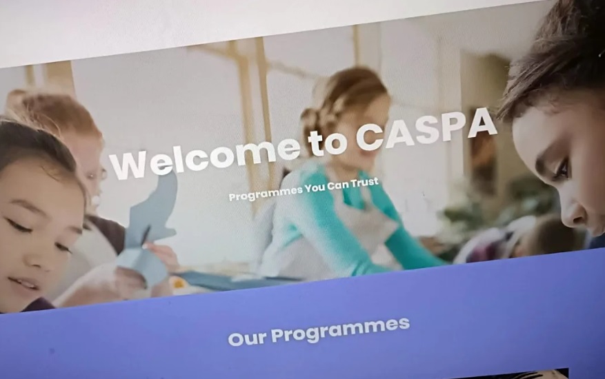 The CASPA website. Photo: RNZ
