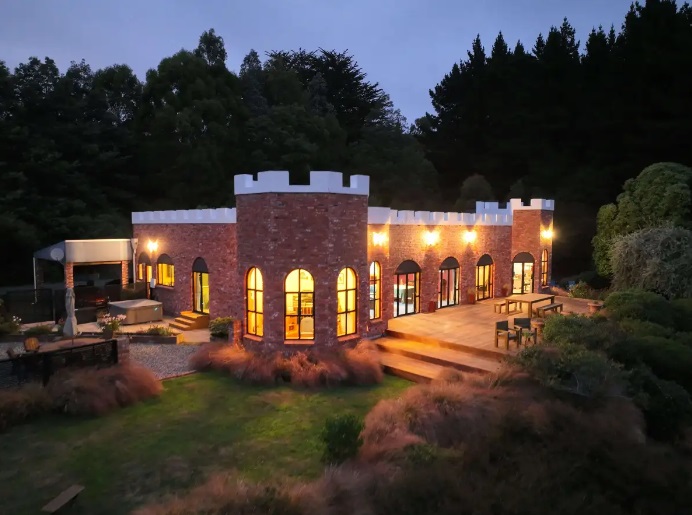 The castle is a hidden gem in Portobello on the Otago Peninsula. 