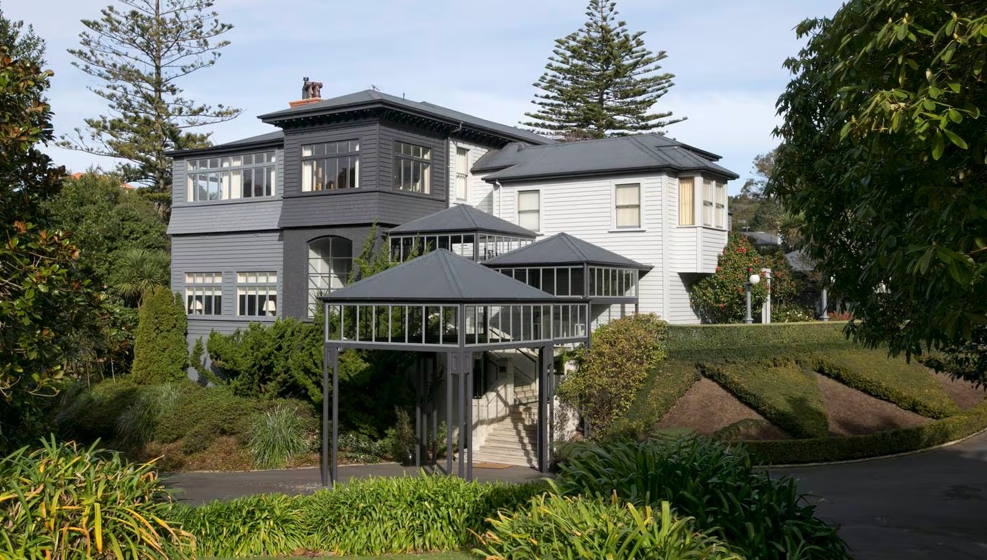 Premier House in Wellington. Photo via NZ Herald