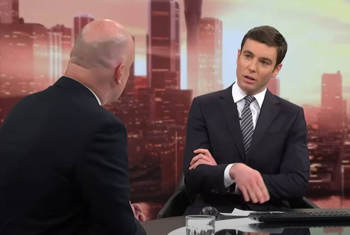 Jack Tame presents Q+A. Photo: TVNZ