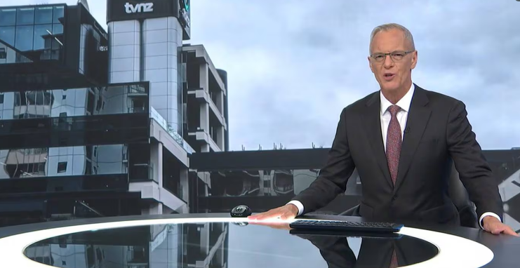 1News 6pm newsreader Simon Dallow. Photo: TVNZ