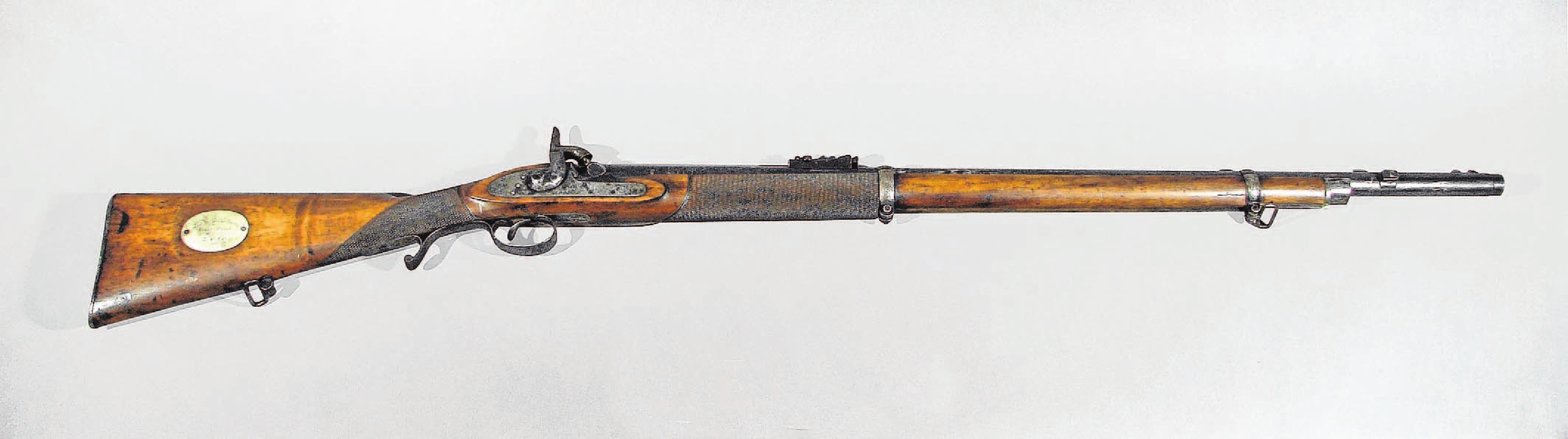 Alfred Cox’s prize rifle. Photo: collection of Toitū Otago Settlers Museum [1932/9/1-1, the rifle]