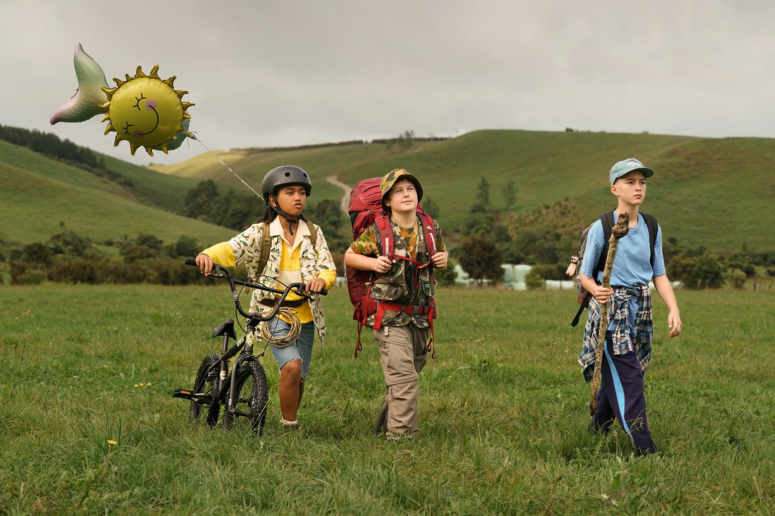 The young stars of the film, Terence Daniel (Bronco), Reuben Francis (Mallory) and Elizabeth...