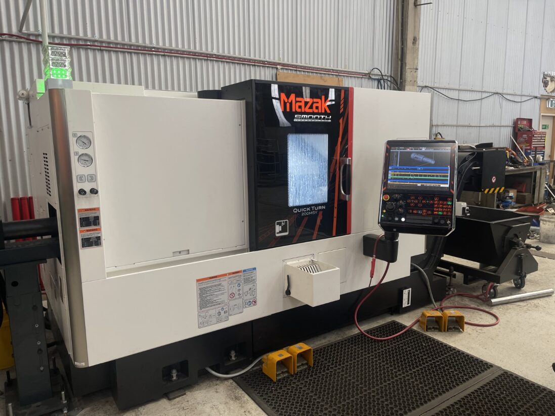 Mazak 5 axis CNC lathe