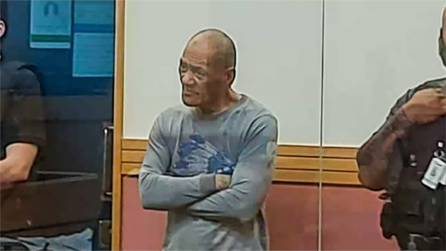 Abel Wira at his first court appearance for the case in Kaitāia in December 2023. Photo: NZME