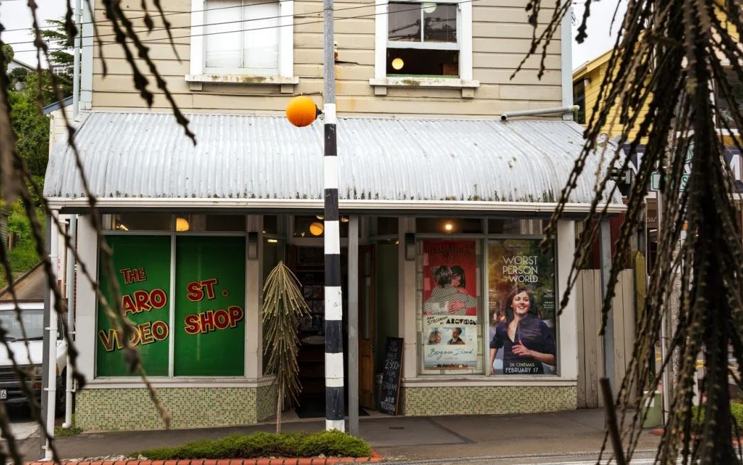 Aro Video Store in Wellington's Aro Valley. 