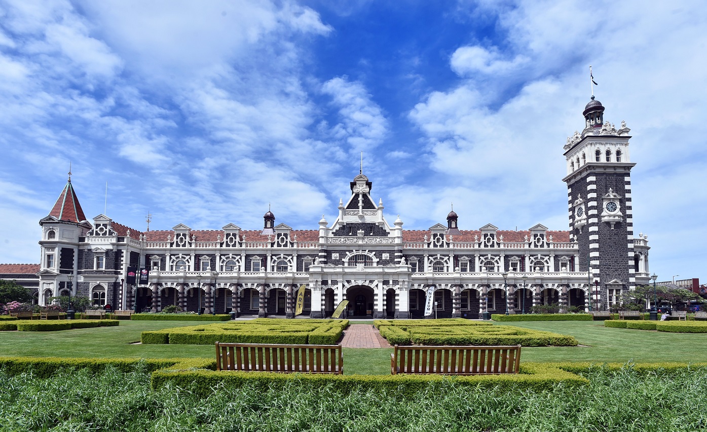 The stonework of the Dunedin Railway Station was restored by the Dooleys. Photo: Peter McIntosh