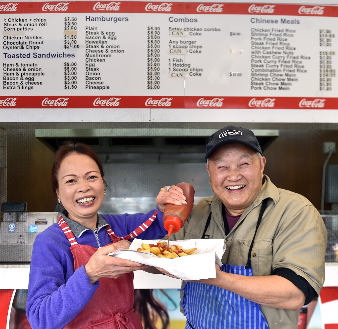 After 43 years, Sopheap, 58, and Nee, 61, Ung have sold their Pacific Fish Shop and are taking...