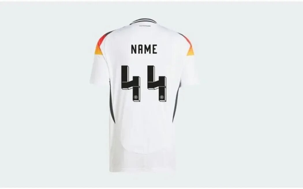 The design on Germany’s national team shirts will be changed over concerns that No 44 resembled...