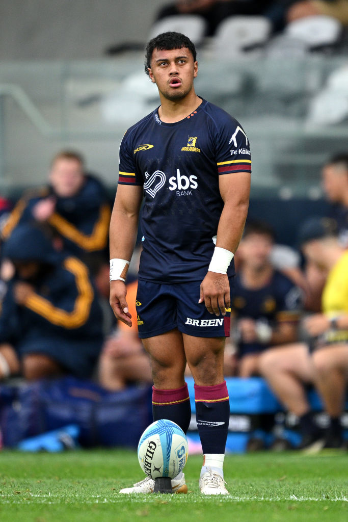 Ajay Faleafaga is the third Highlander to wear the No 10 jersey in seven games. Photo: Getty Images 