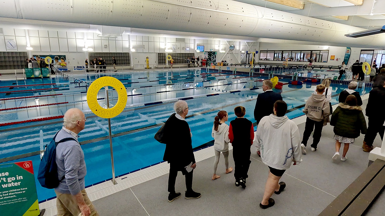 The public get their first look inside the new facility.