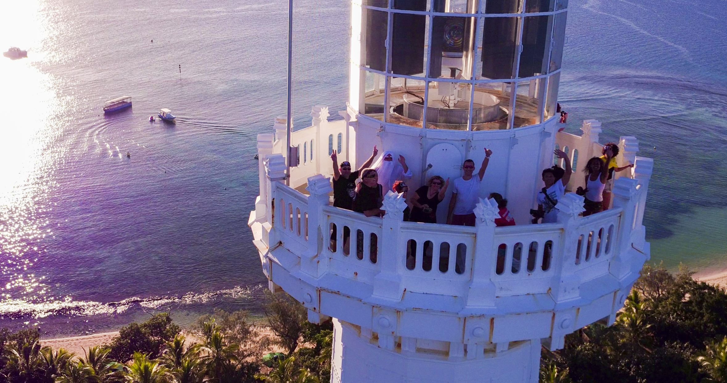 Lighthouse balcony at Amedee Island. PHOTOS: NEW CALEDONIA TOURISM
