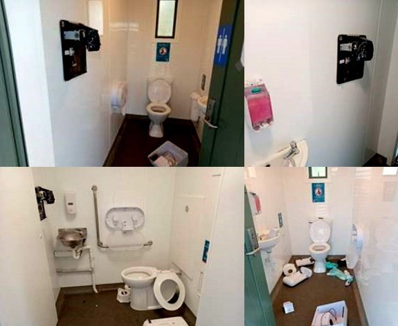 About $11,000 of damage has been done to Lumsden’s public toilets. Photo: Southland District Council