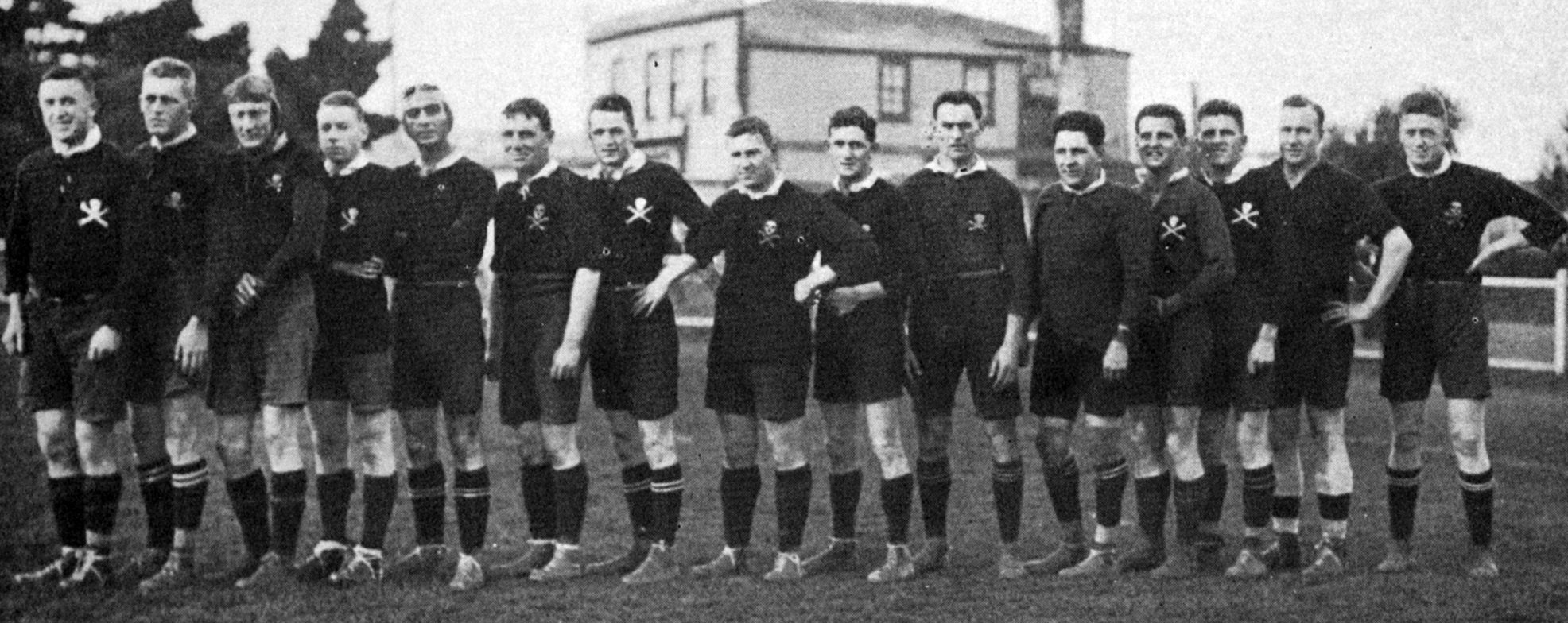 The Pirates rugby team. — Otago Witness, 10.6.1924 