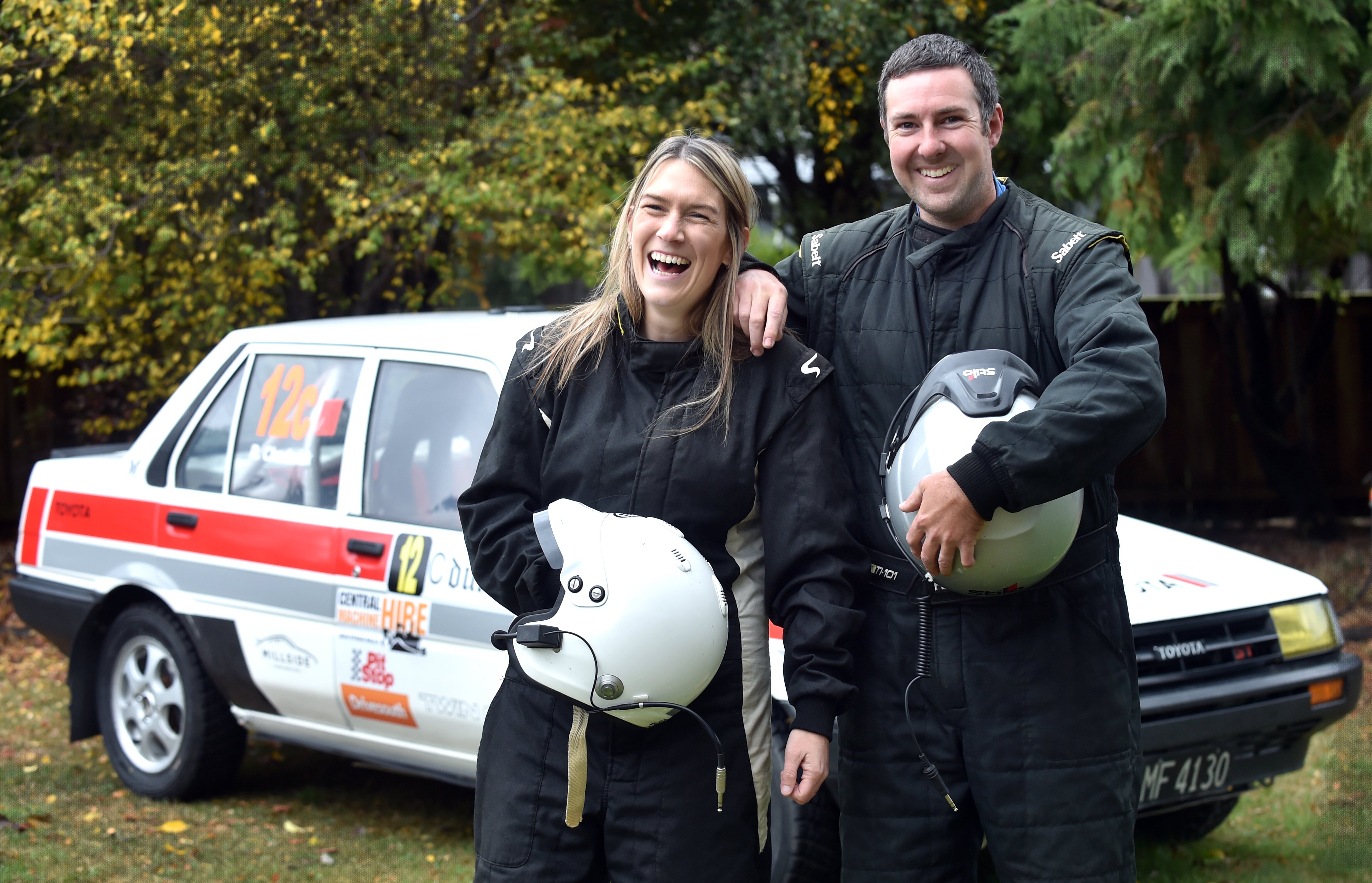 Wife and husband Rachel and Richie Chadwick have teamed up to compete in the Central Machine Hire...