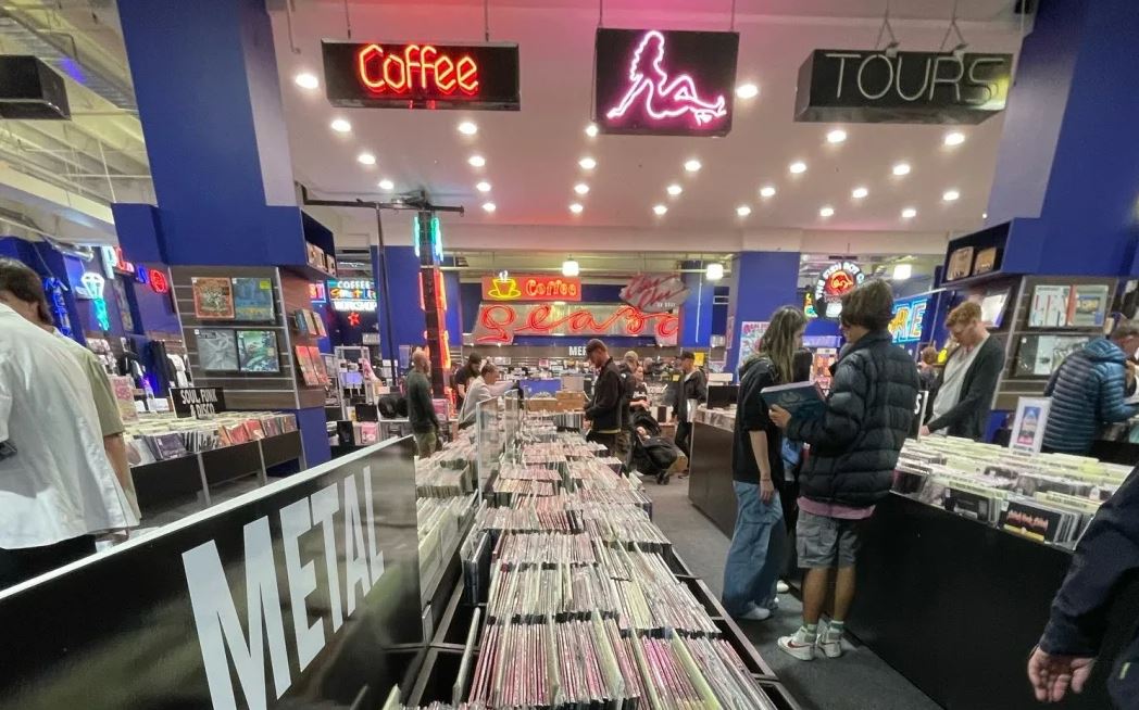 All genres of music are available at Real Groovy for Record Store Day 2024. Photo: RNZ/Nik Dirga