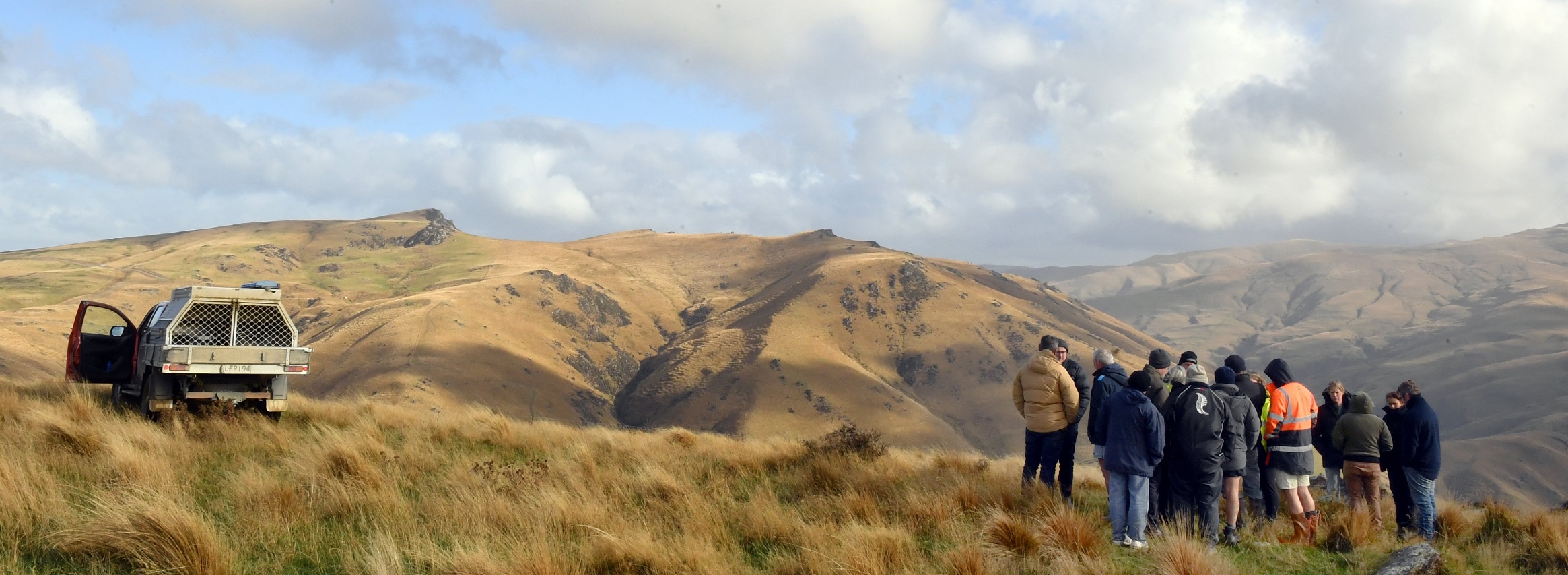 A group of West Otago farmers gather to discuss wilding tree concerns after a large block of land...
