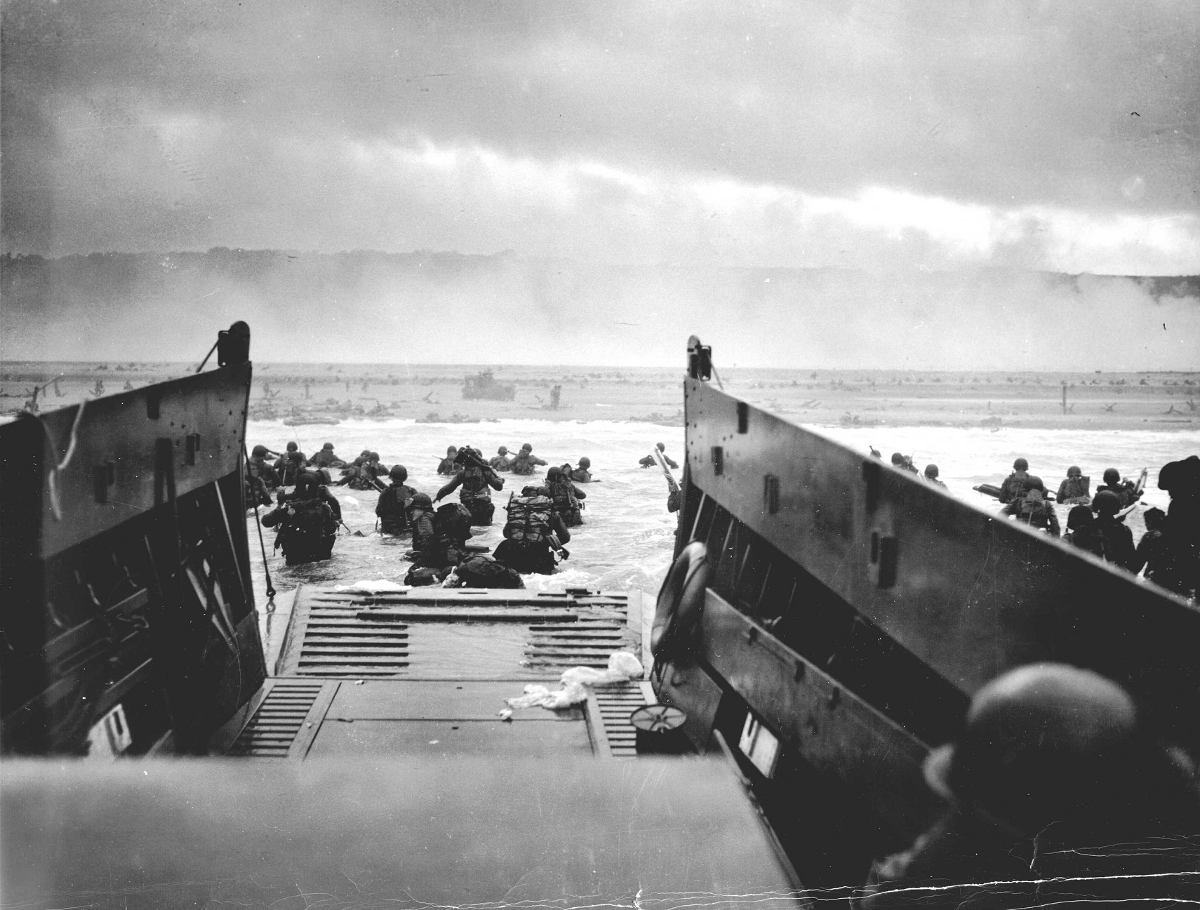 The D-Day landing at Normandy on June 6, 1944. Photo: Robert Sargent