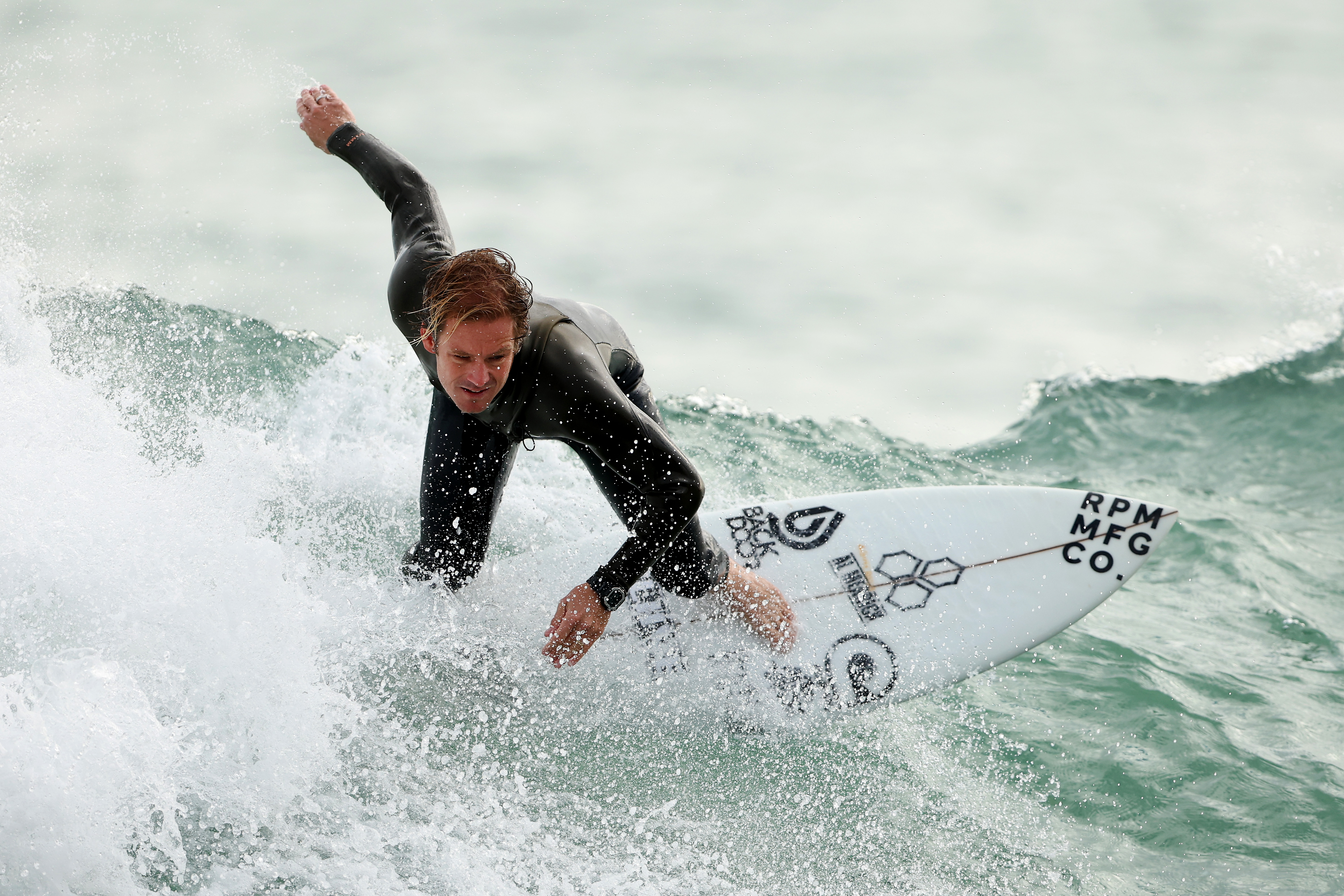 Surfer Billy Stairmand in action before the Paris 2024 Olympic Games New Zealand surfing team...