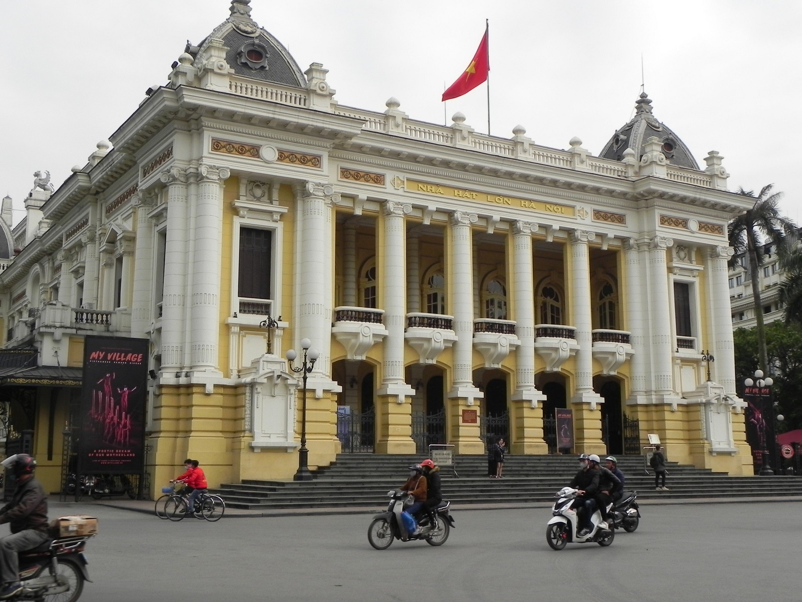 Hanoi Opera House is an elegant emblem of the French legacy.