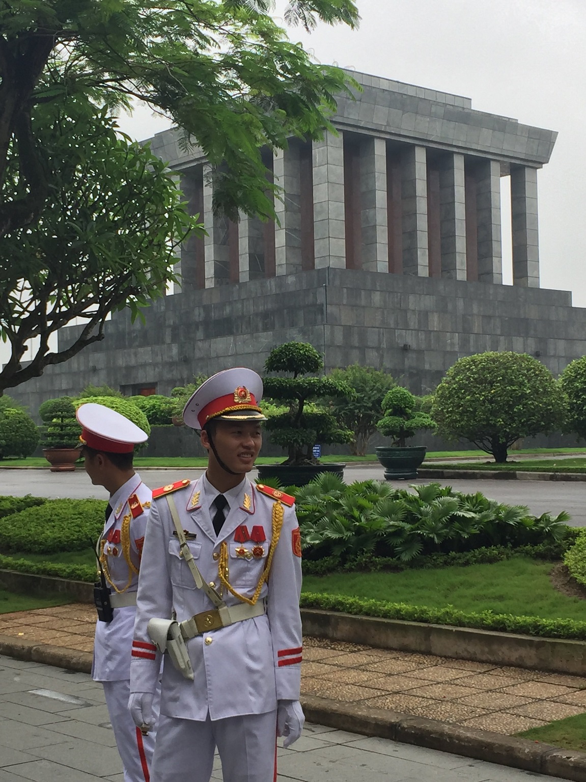 Ho Chi Minh Mausoleum in Hanoi is a site of pilgrimage for the Vietnamese people.