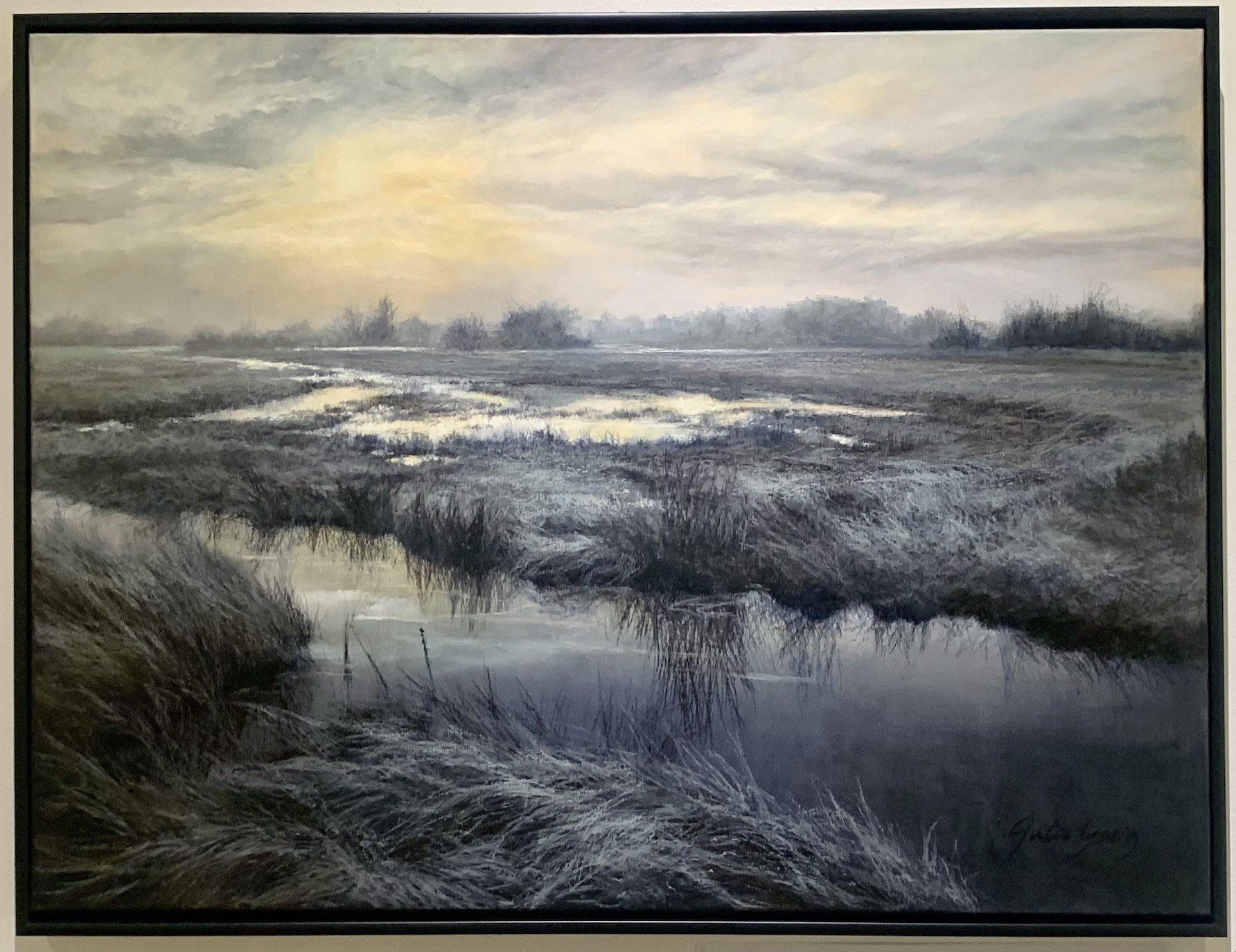Silvery Morning, from the Creamery Bridge, by Julie Greig.