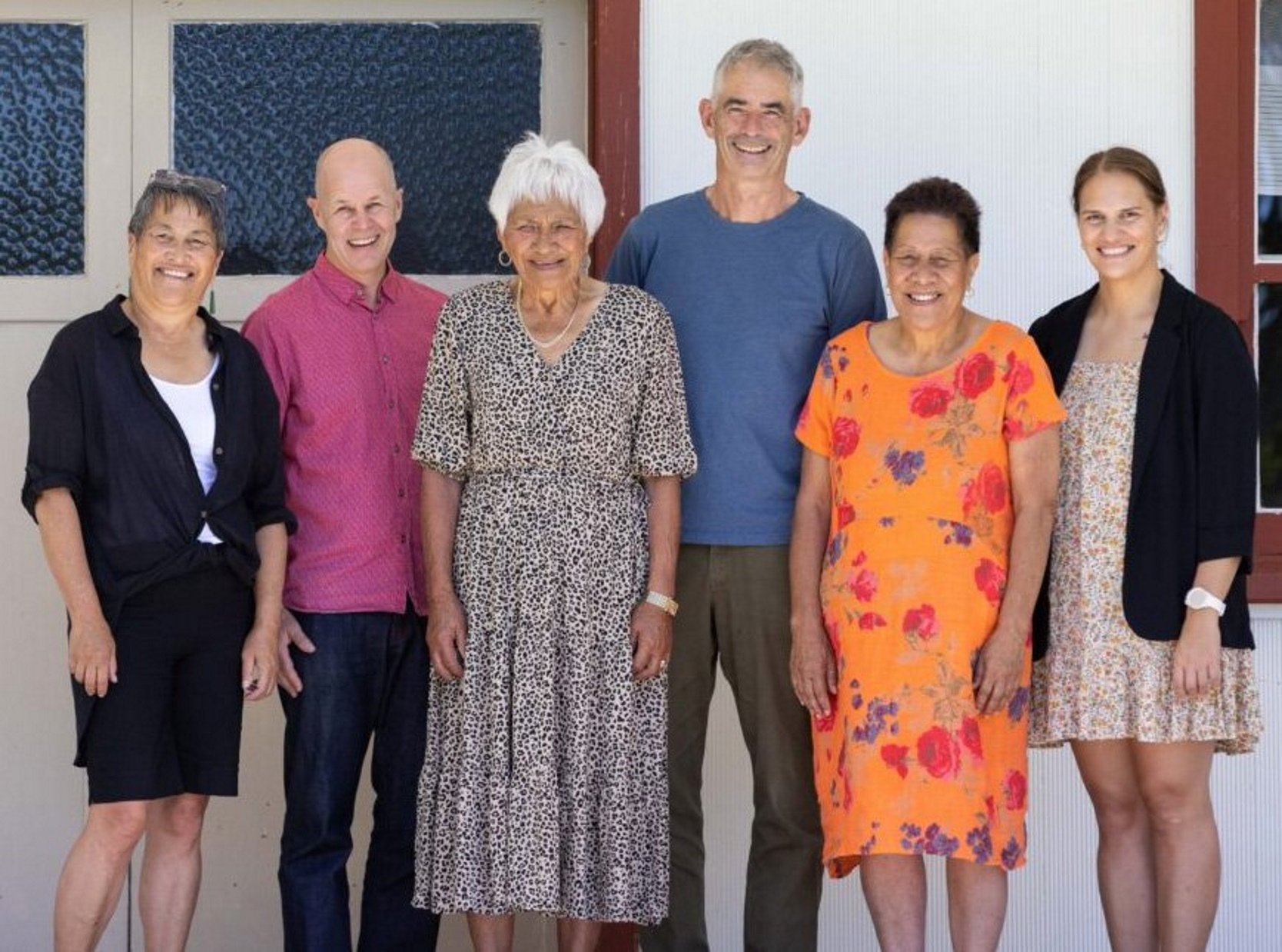 University of Otago Hereditary Diffuse Gastric Cancer Research Group members (from left) Erin...