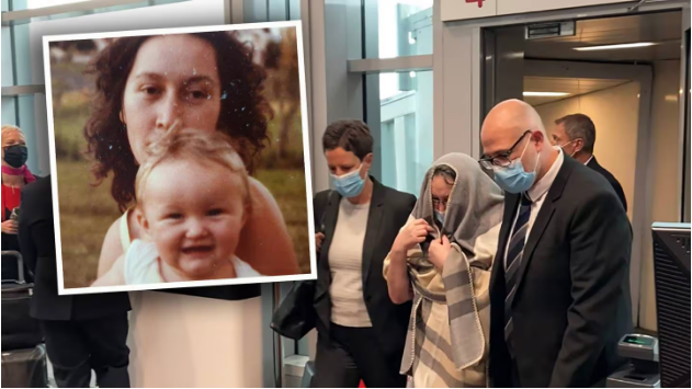 Ellen Craig arriving in Sydney, Australia, after her extradition from New Zealand. Inset, with...