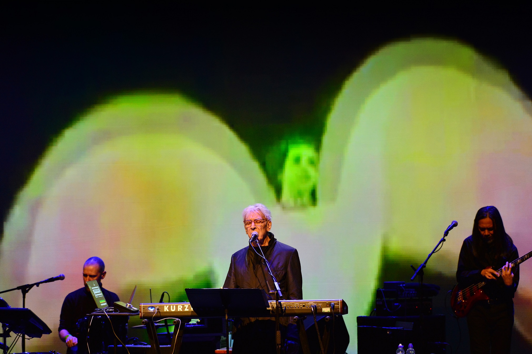 John Cale performs at the Palladium Theatre, in London, last year.