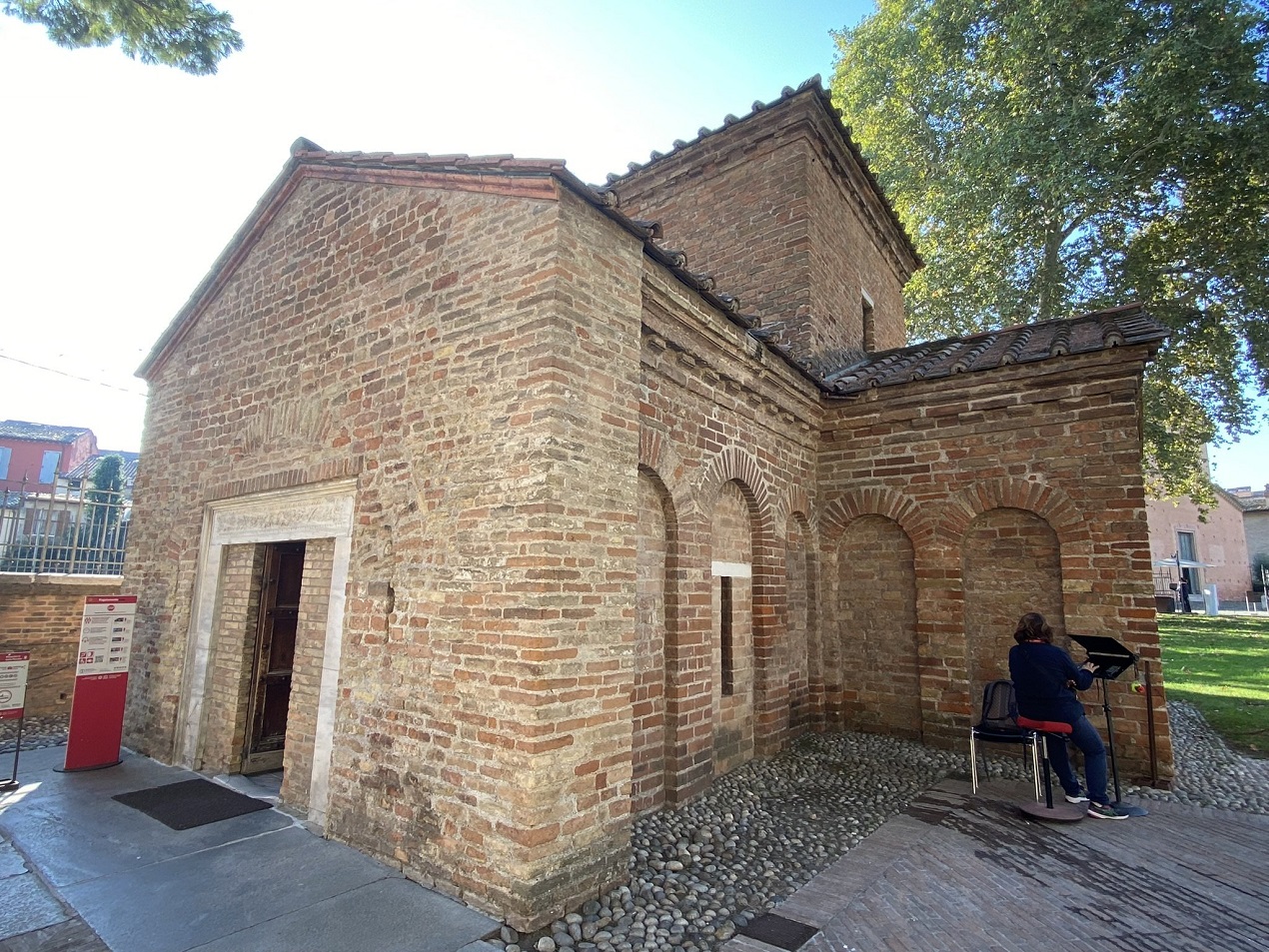 The exterior of Mausoleum of Galla Placidia. Photos: Eleanor Hughes