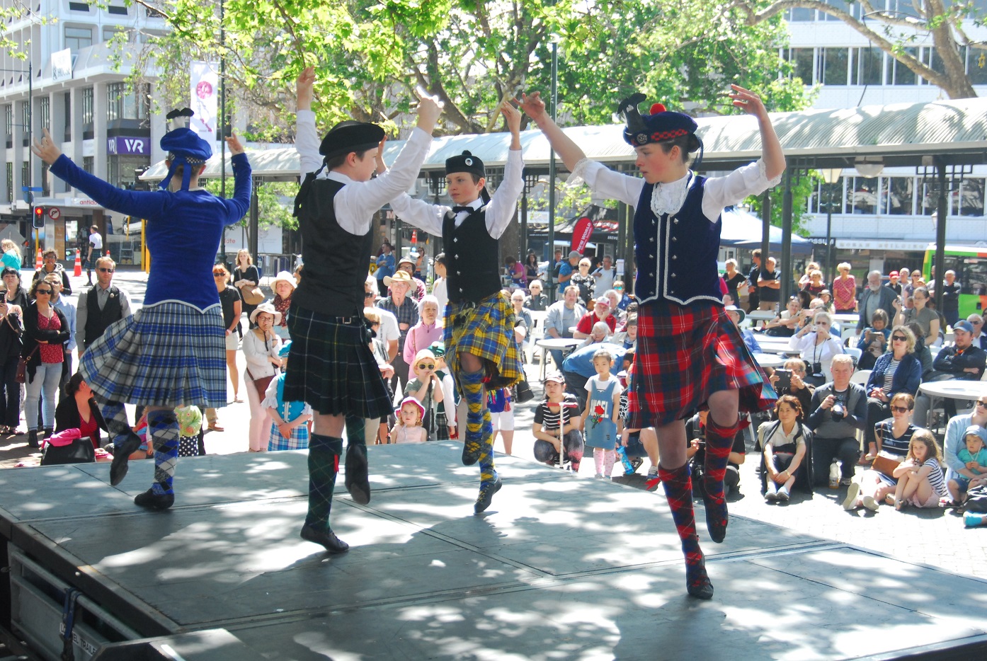 A group of Highland dancers perform at a previous St Andrew’s Day celebration. Photo: The Star files