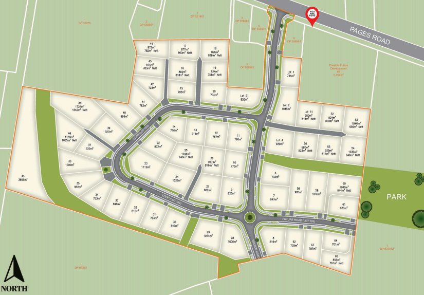 The new development will feature 50 sections ranging from 700sqm to 1721sqm in size.